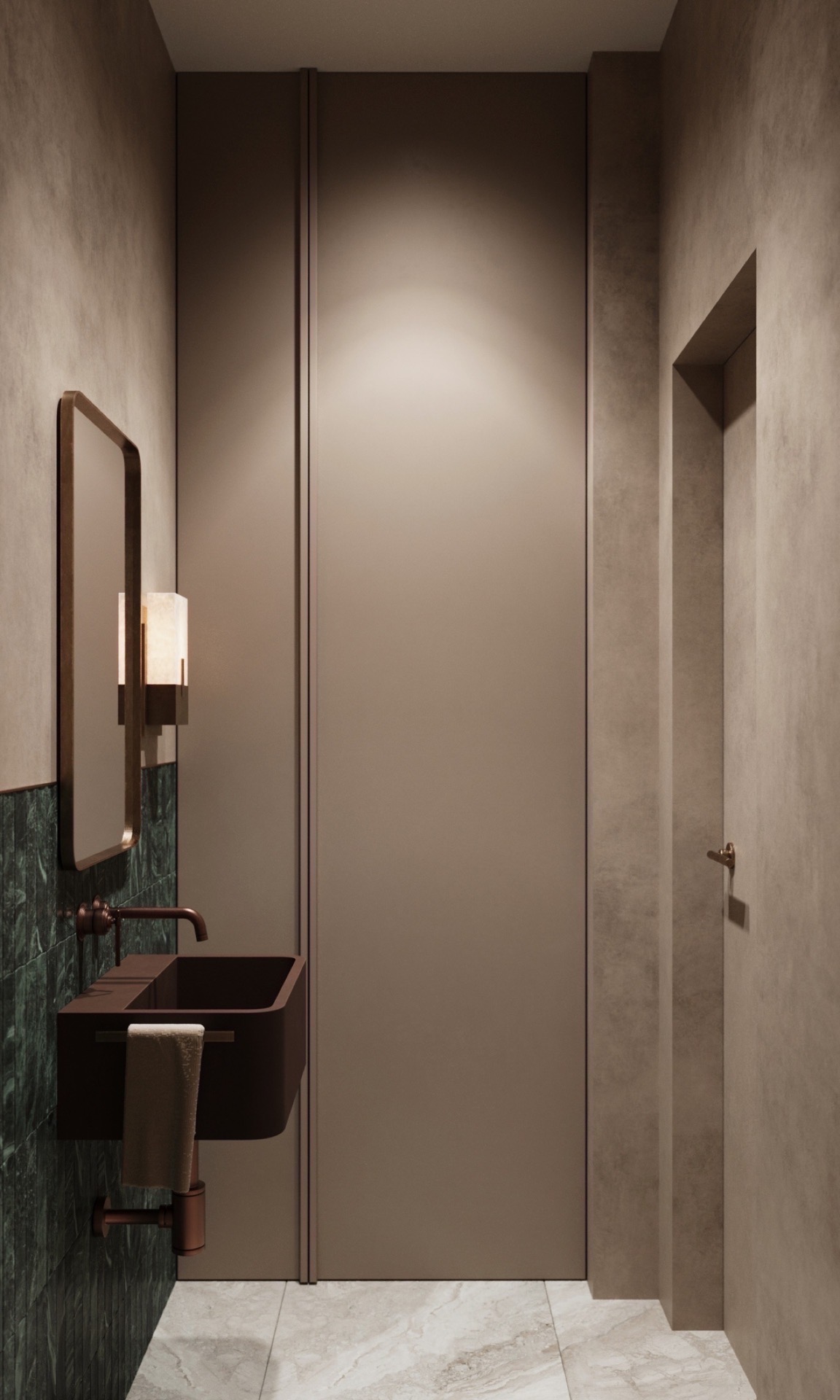Гостевой санузел - Key Design Studio