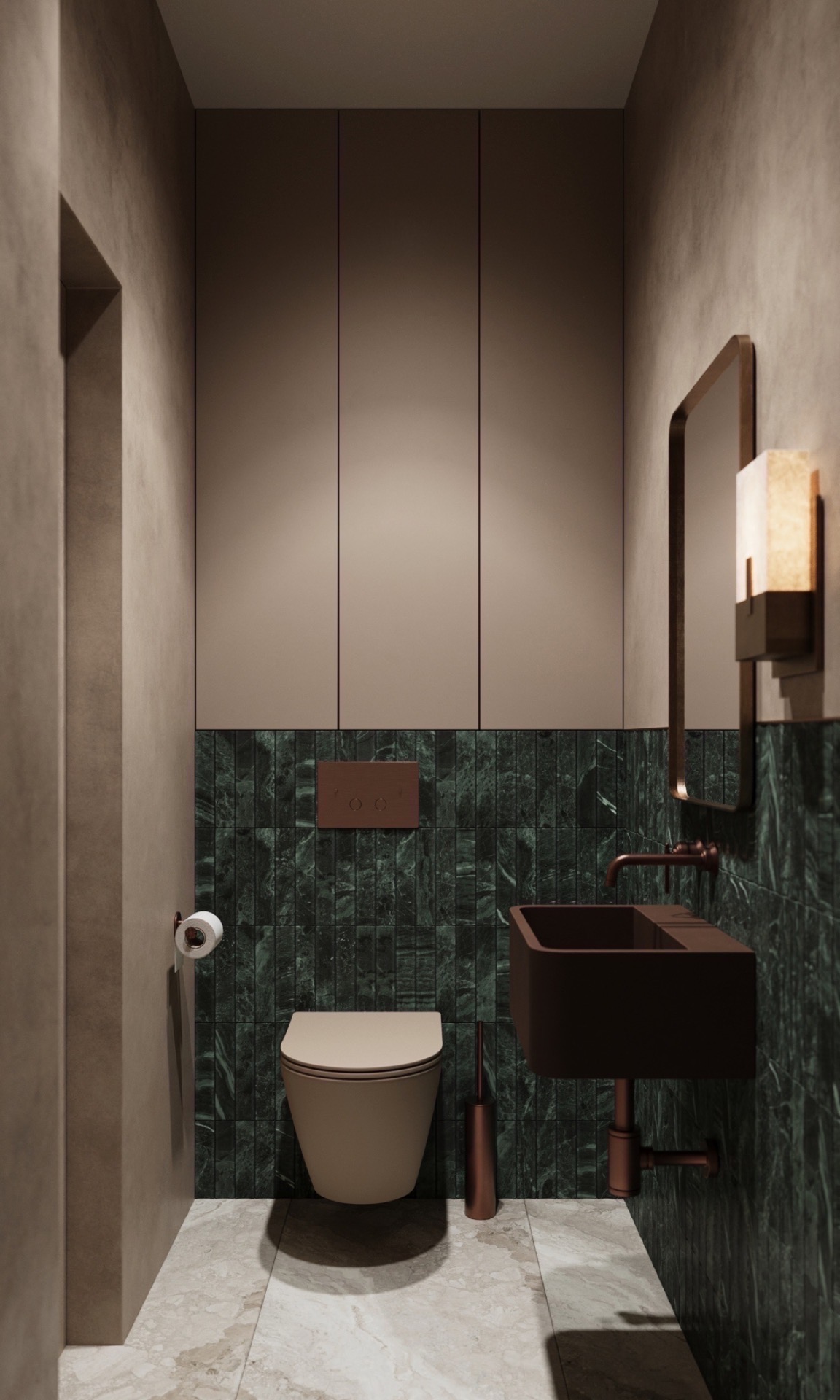 Гостевой санузел - Key Design Studio